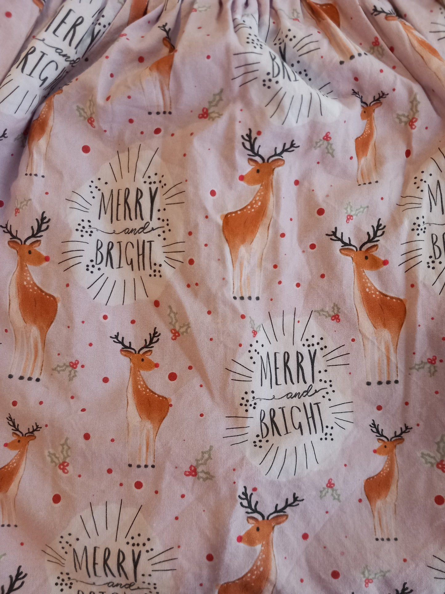 Handmade Lined Christmas Dress - Girls 3-4 years - Popsy & Mama