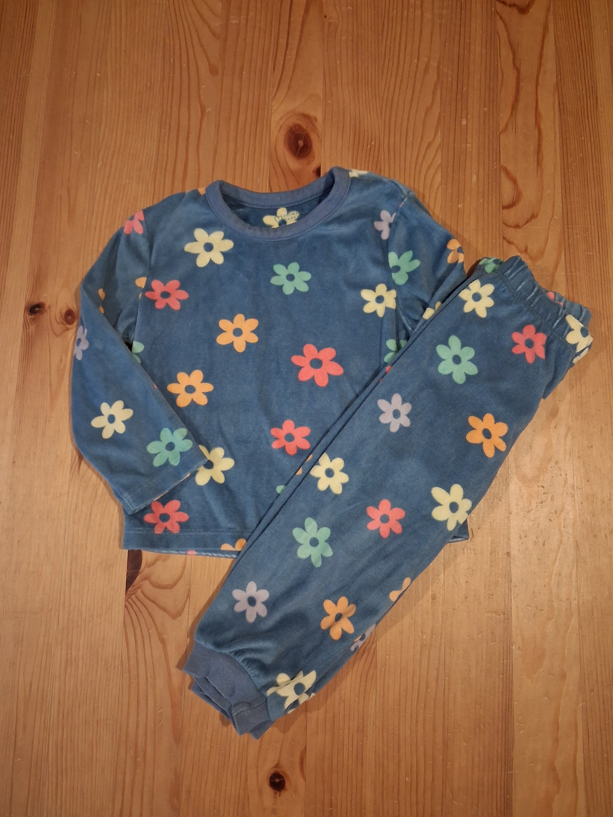 Furry Floral Pyjamas - Girls 12-18 months - Primark