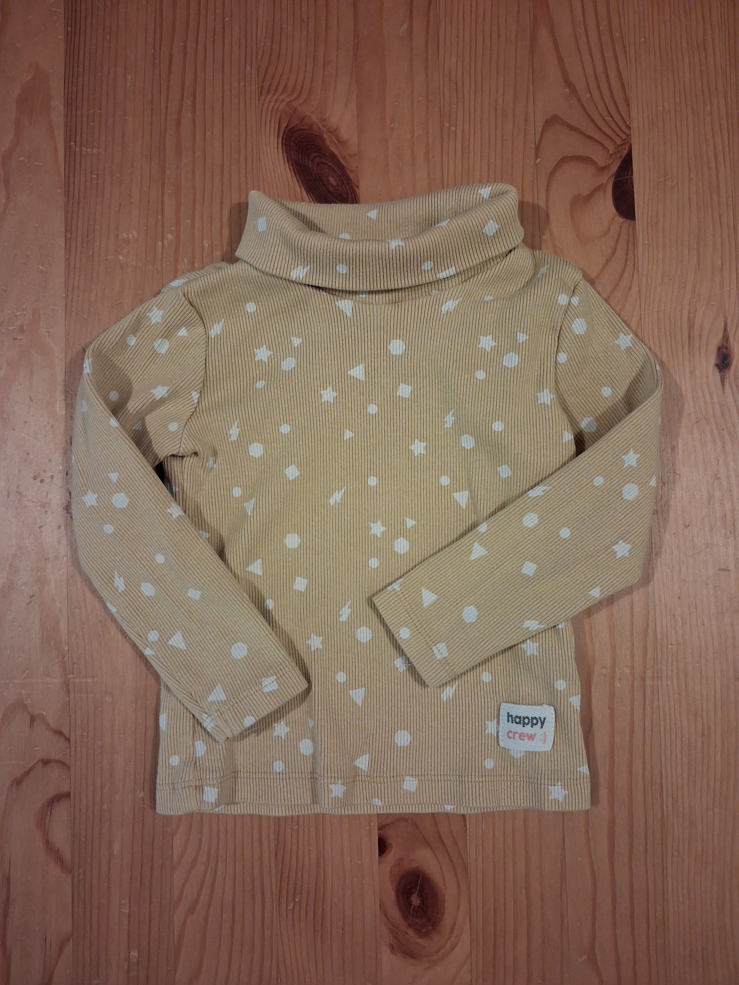 'Happy Crew' Dungarees & Ribbed Bodysuit Set - Boys 18-24 months - Primark