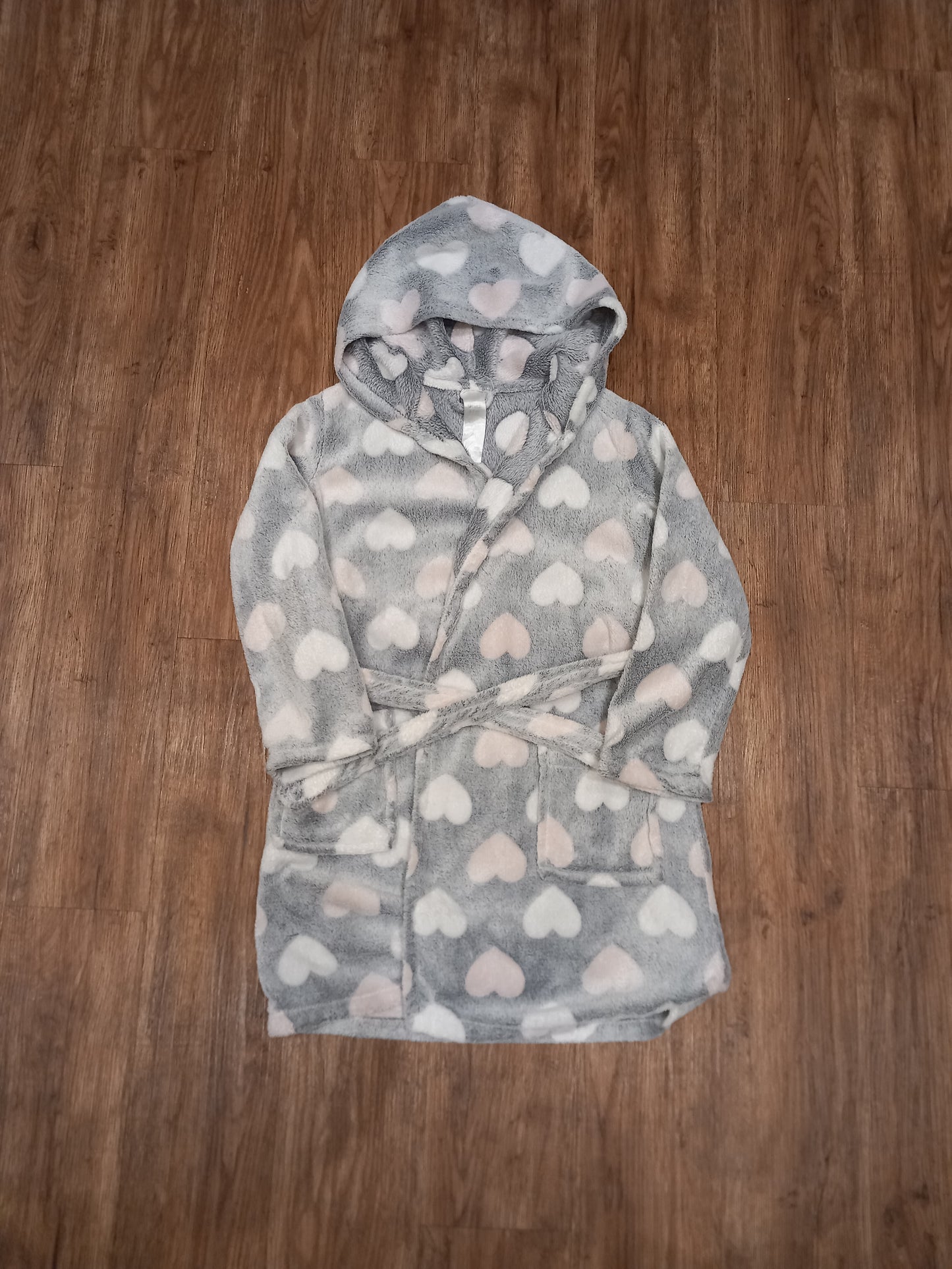 Hearts Dressing Gown - Girls 8-9 years - Peacocks