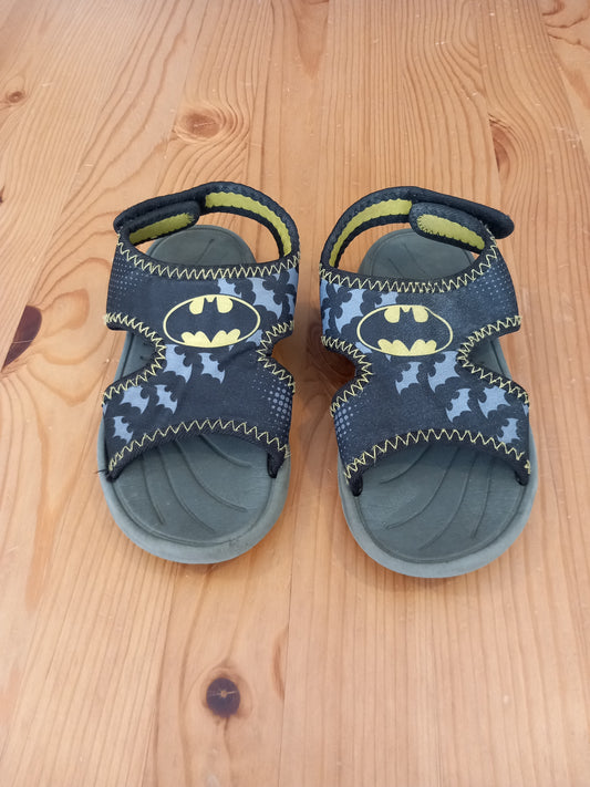 Batman Sandals - Boys Child Size 9 - DC Comics