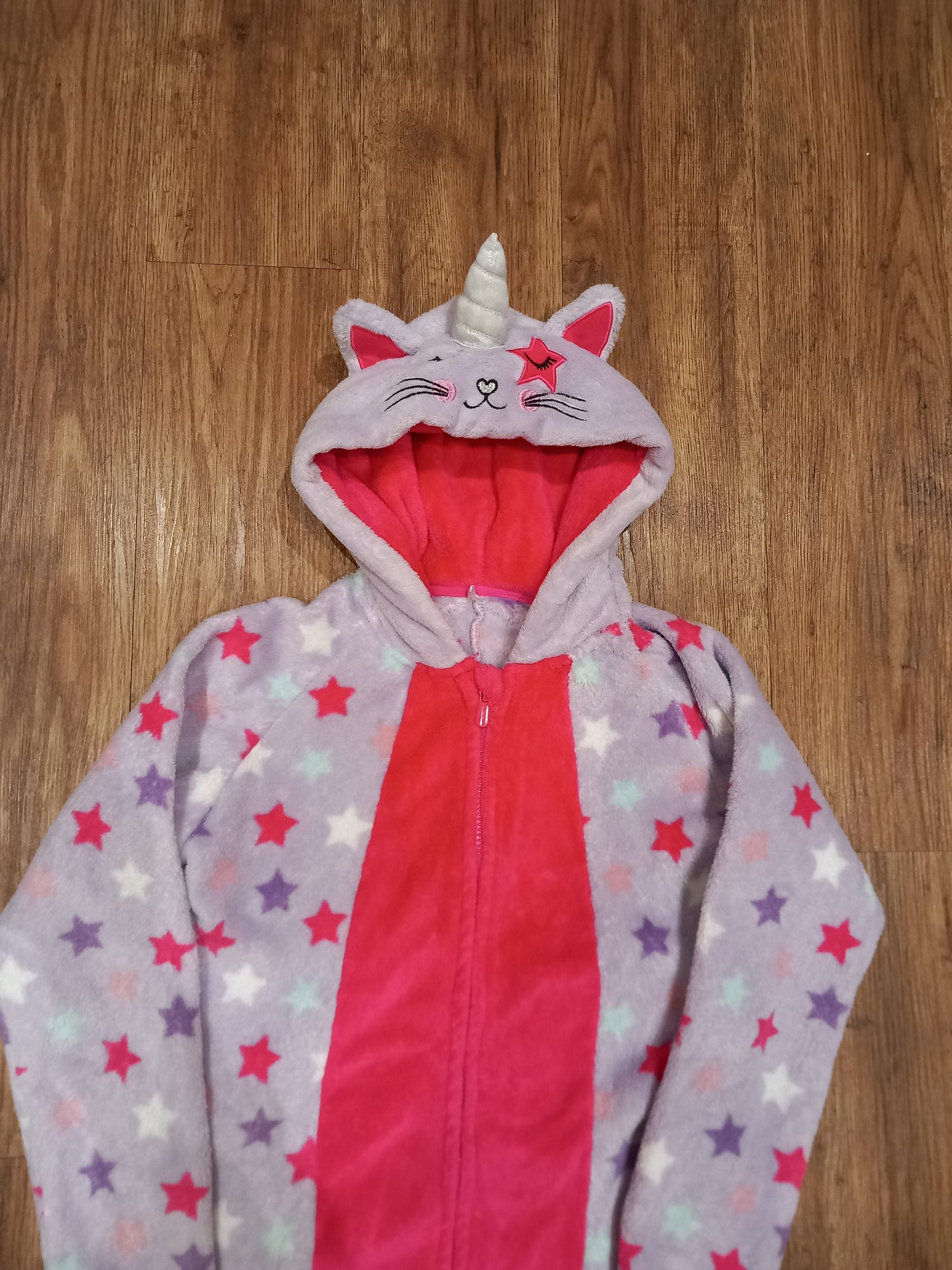 Light Purple Stars Unicorn Onesie - Girls 12-13 years - George