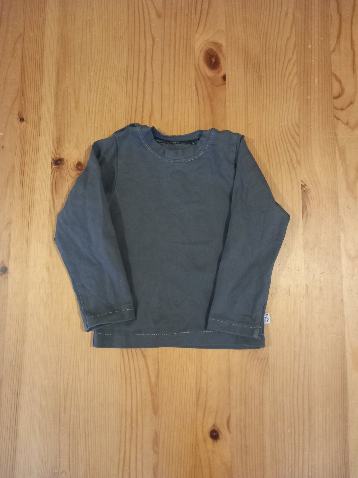 Grey Long Sleeve Top - Boys 12-18 months - Kit & Cass