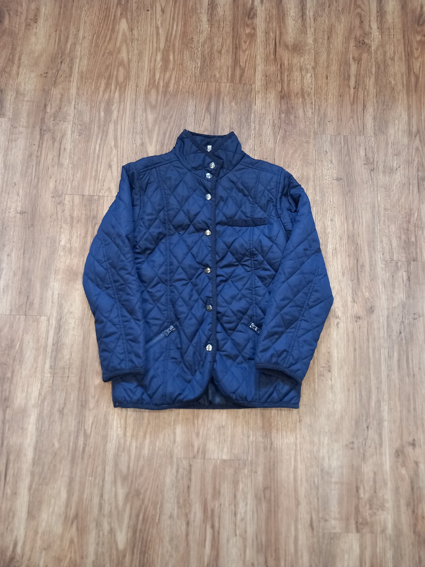 Navy Quilted Style Jacket/Coat - Girls 11-12 years - Miss E-vie