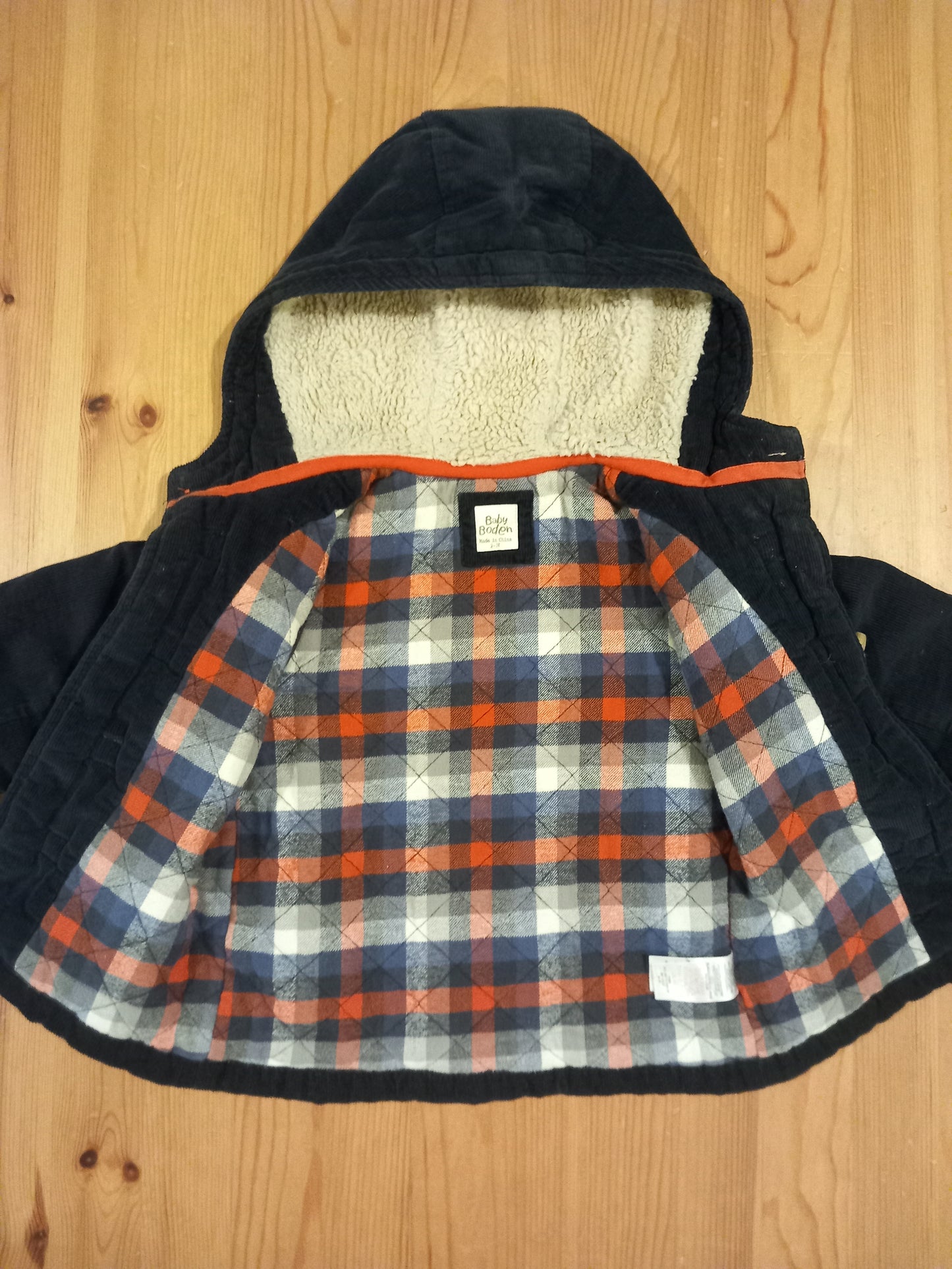 Navy Fine Corduroy Coat - Boys 2-3 years - Baby Boden