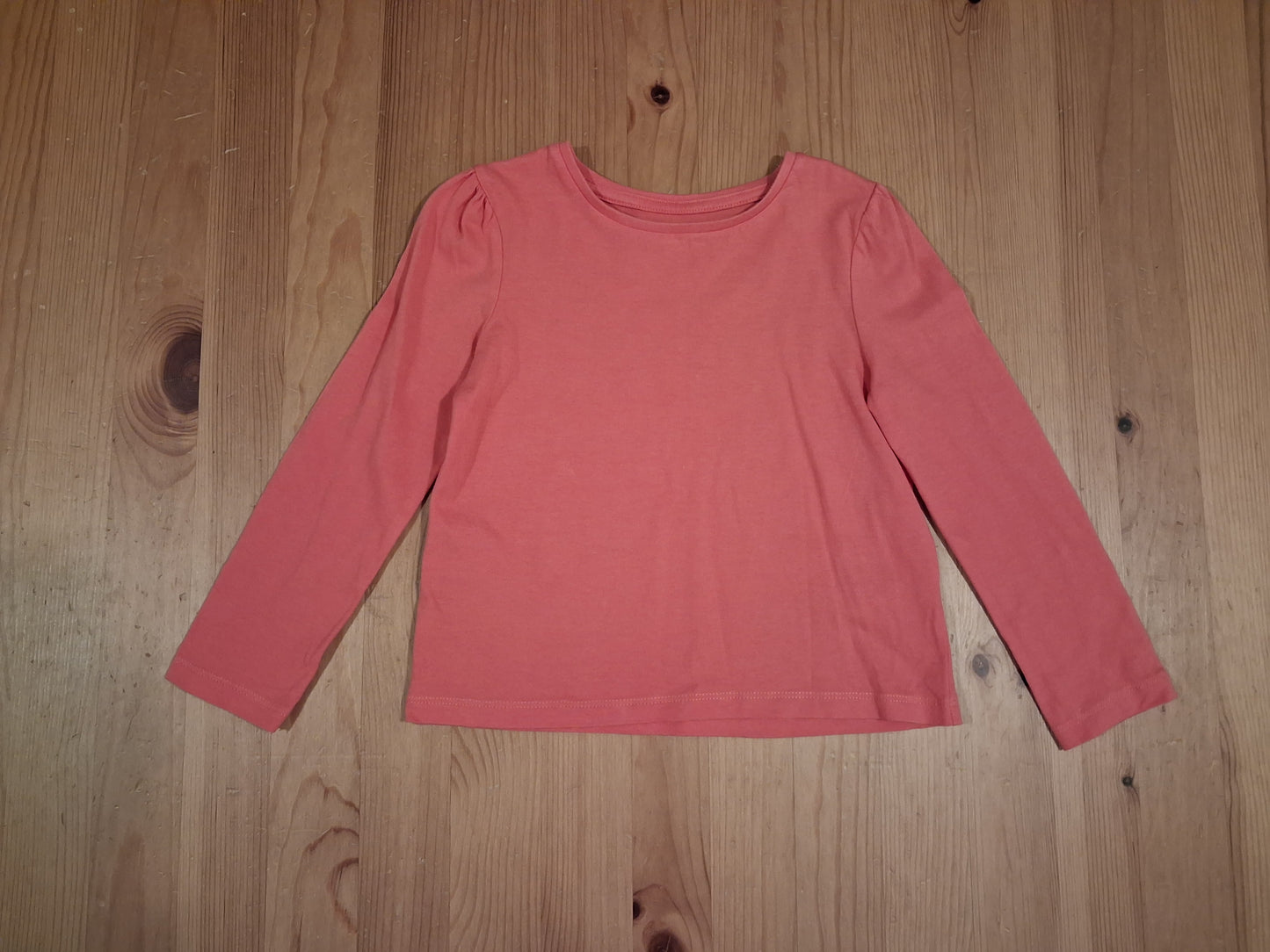2 x Long Sleeve Tops (Navy & Coral) - Girls 3-4 years - Tu