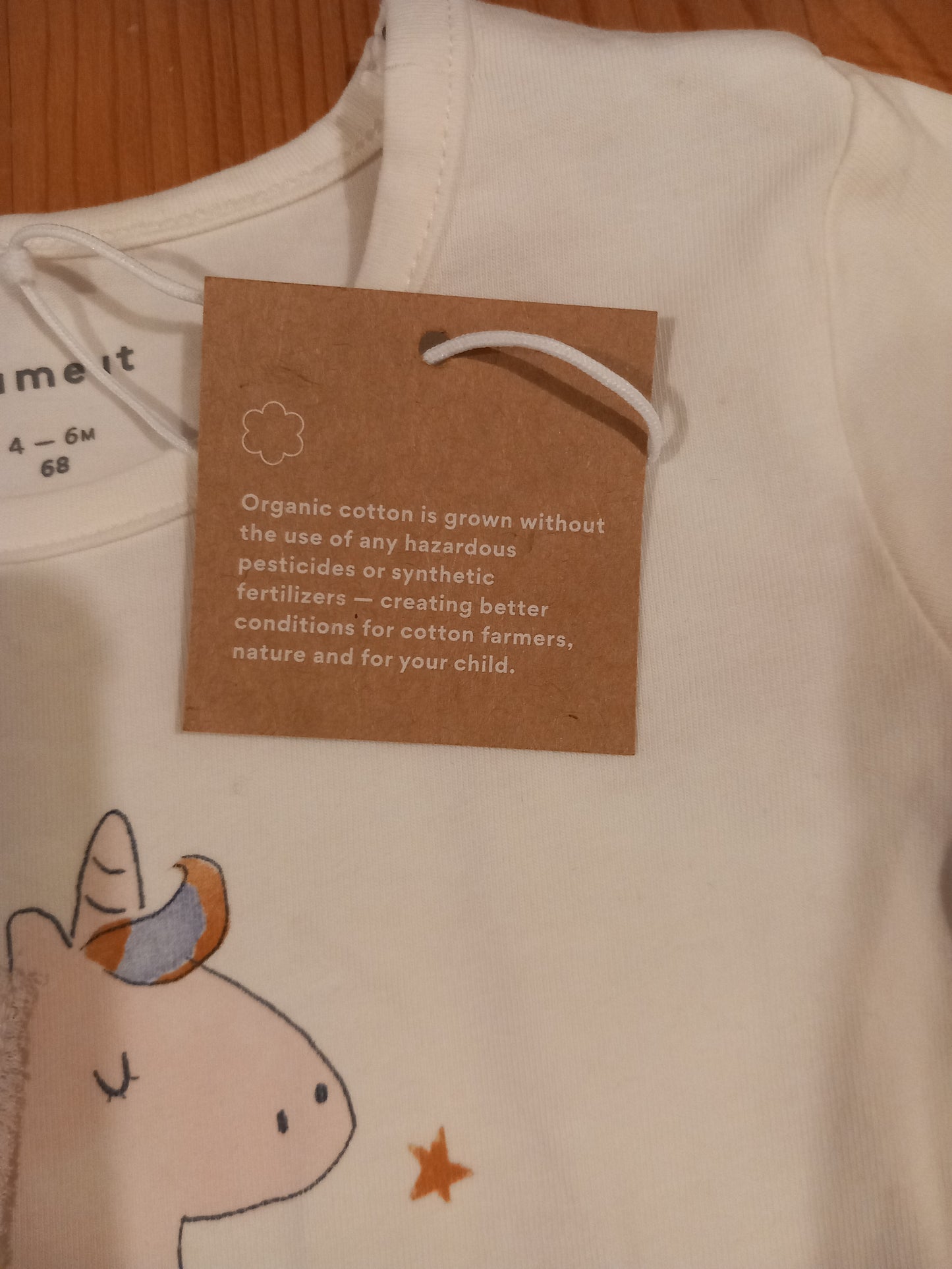 Unicorn 'Magical' Long Sleeve Top (BNWT) - Girls 4-6 months - Name It