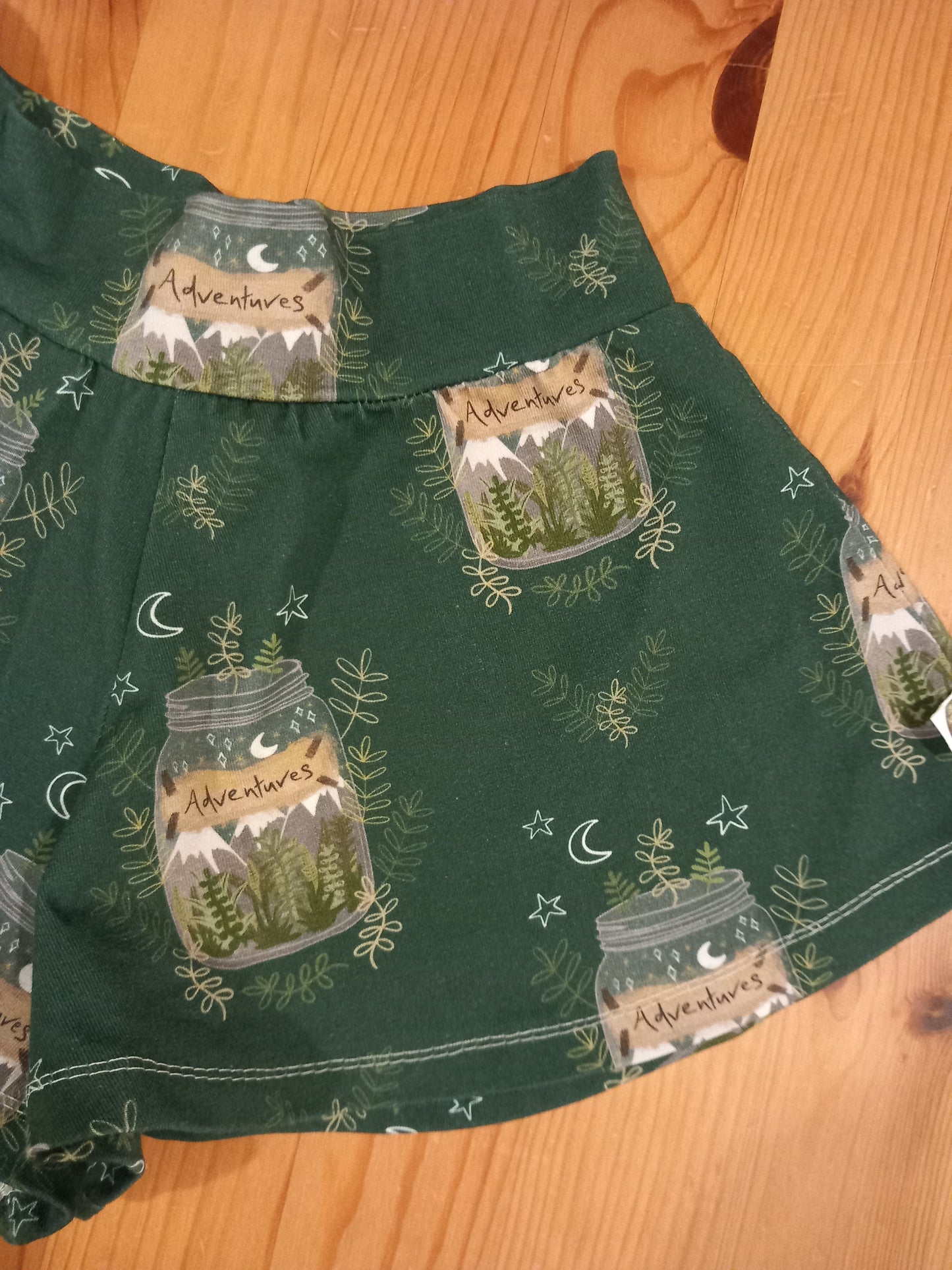Handmade Wide Leg 'Adventures' Shorts - Girls 4-5 years - Bunny & Bear Clothing