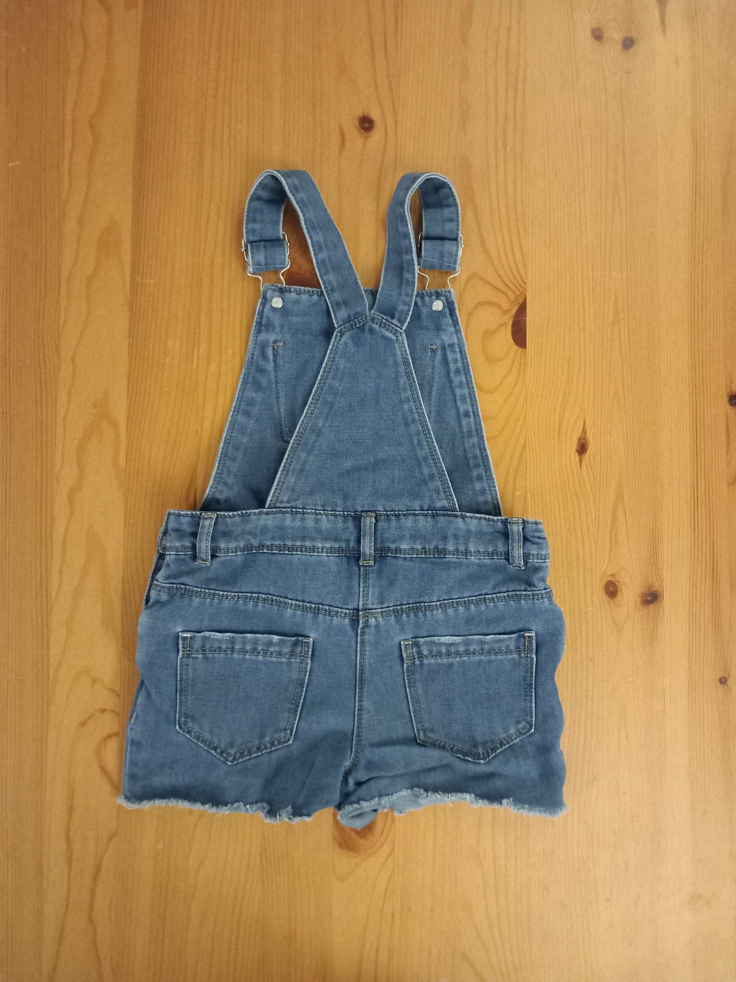 Sequined Distressed Look Shorts Dungarees - Girls 6 years - TU