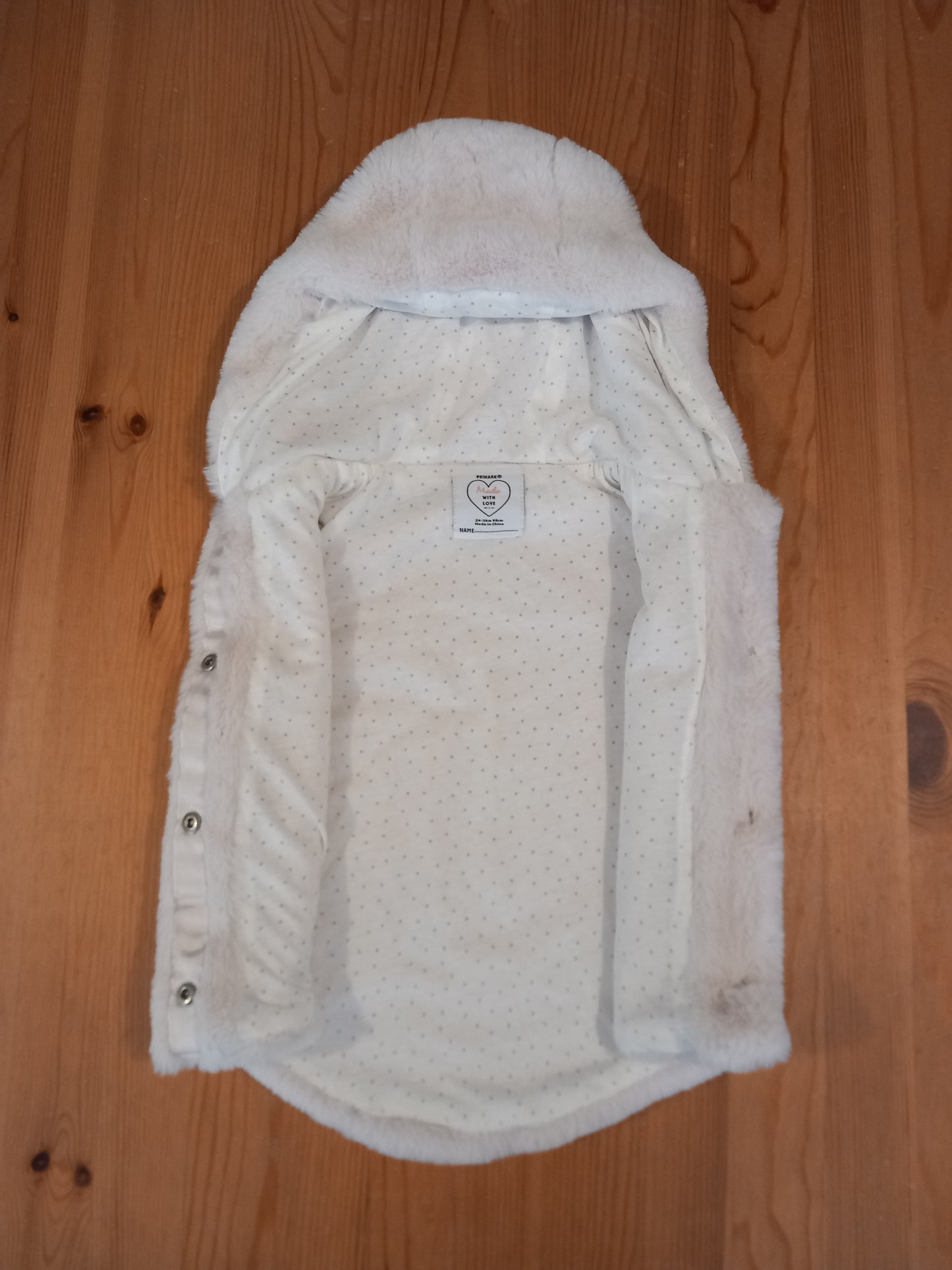 Furry Hooded Gilet - Girls 2-3 years - Primark