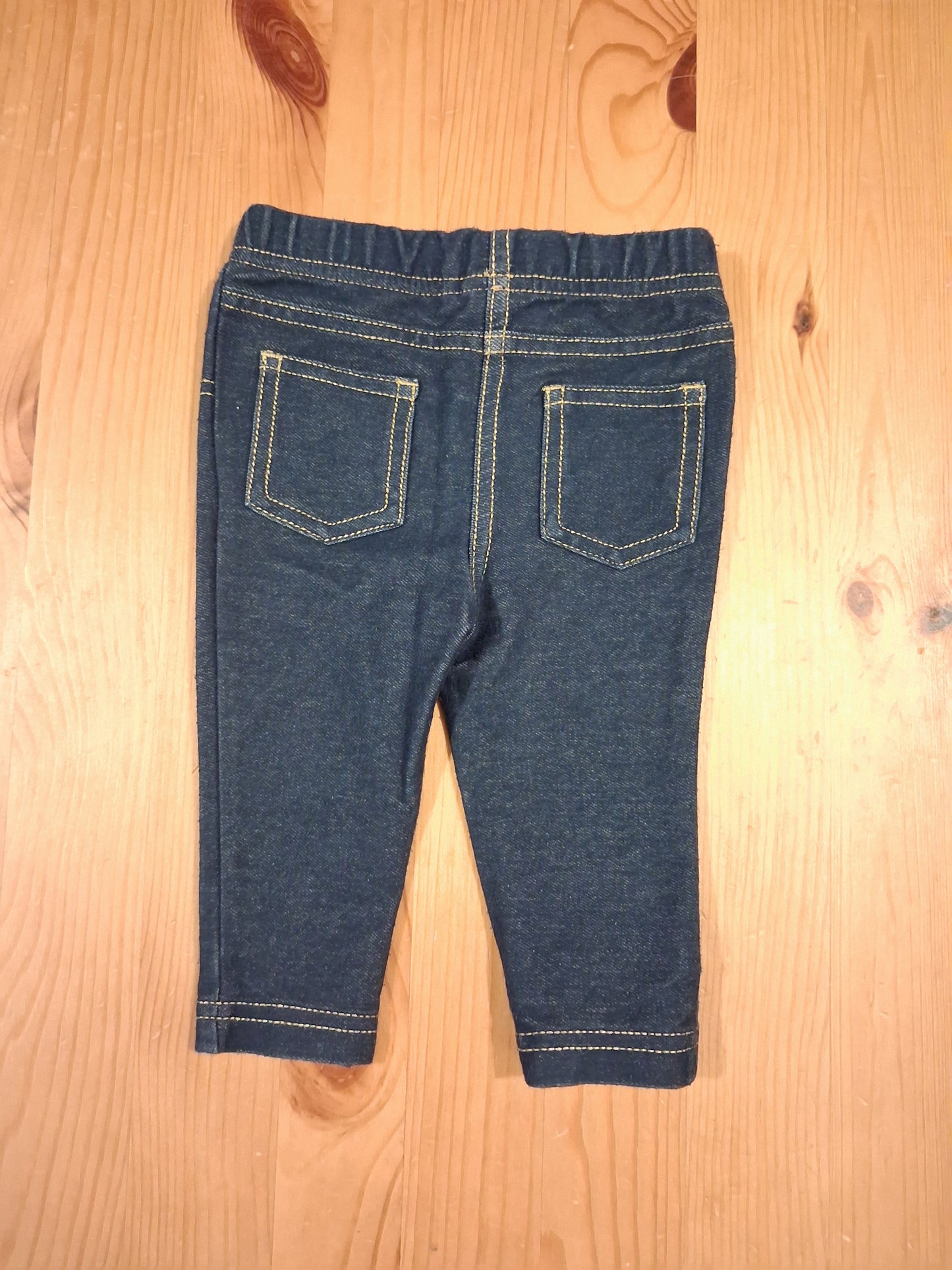 Dark Blue Jeggings - Girls 3-6 months - TU