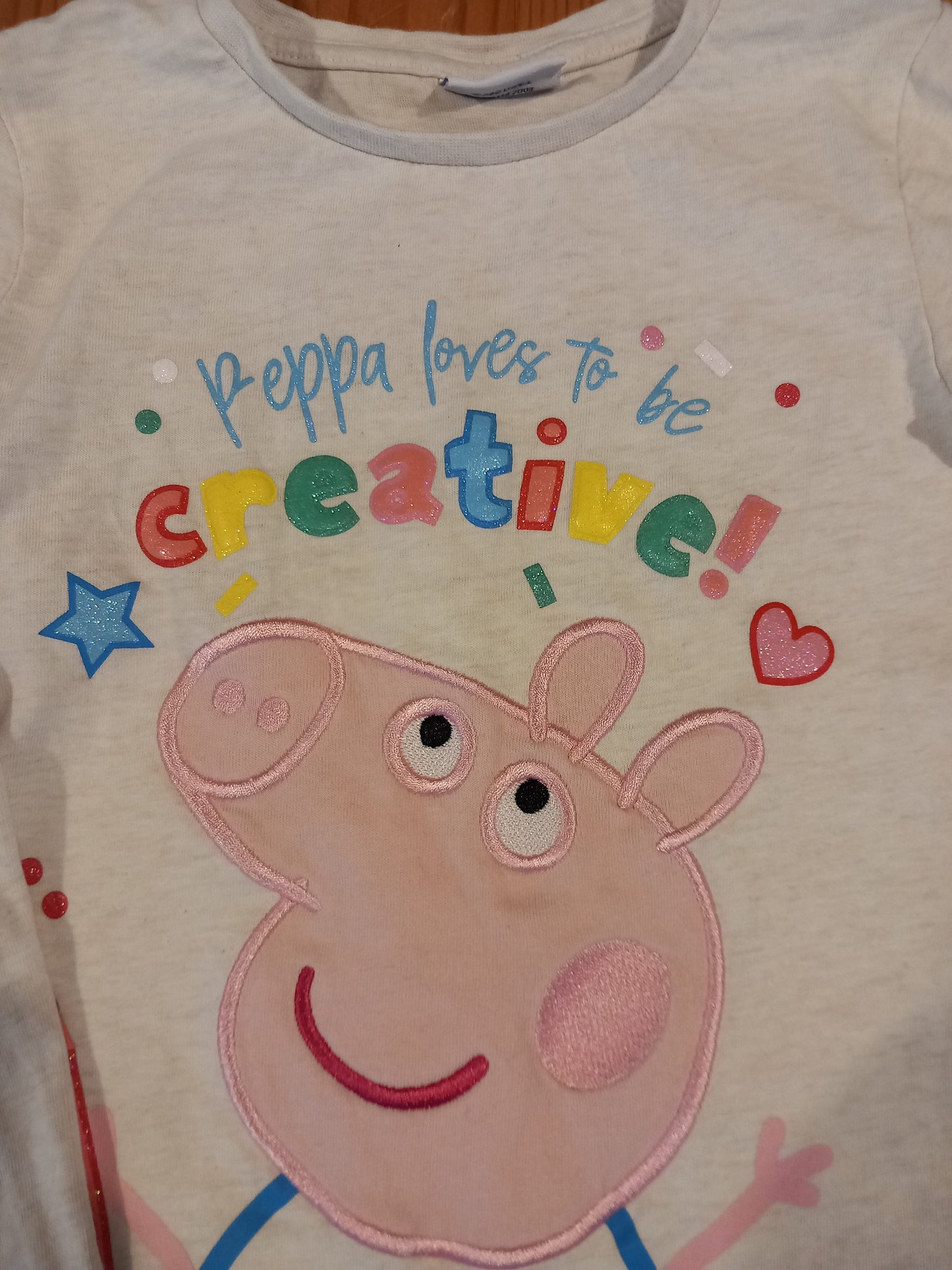 Peppa Pig Long Sleeve Top - Girls 4-5 years - TU