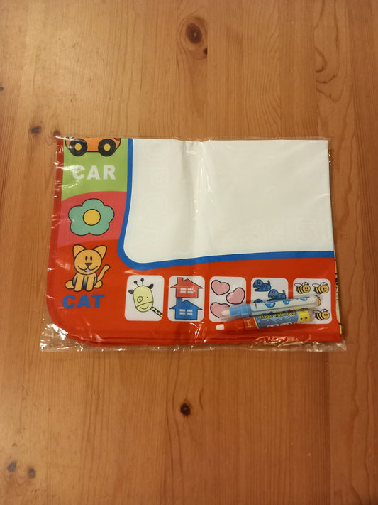 Water Doodle Mat & 2 Pens - Brand Unknown