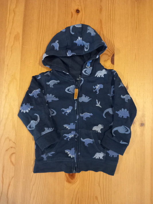 Navy Dinosaur Hoodie - Boys 12-18 months - Mothercare