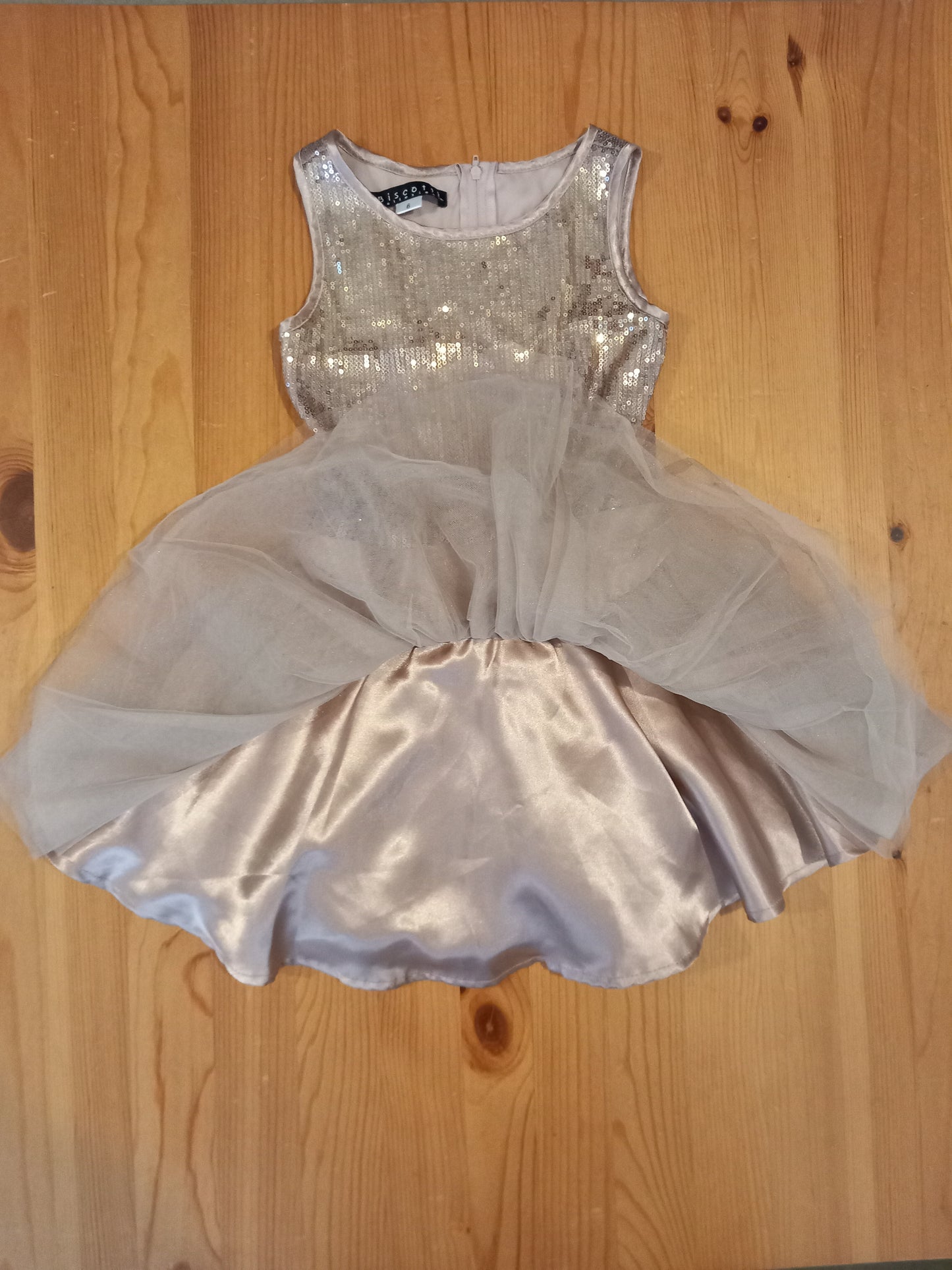 Sequined Lined Tutu Style Dress - Girls 6 years - Biscotti Collezioni