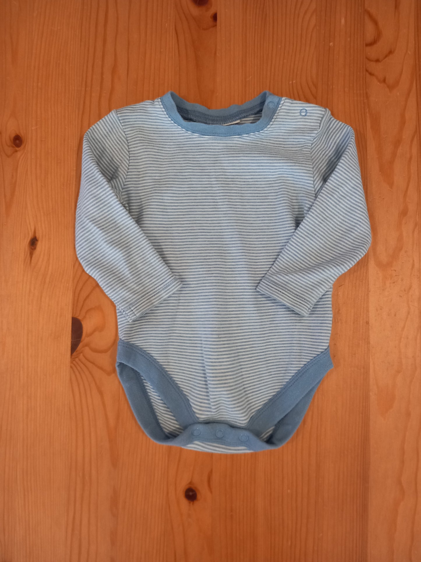 Distressed Look Denim Dungarees & Long Sleeve Bodysuit - Boys 9-12 months - Next
