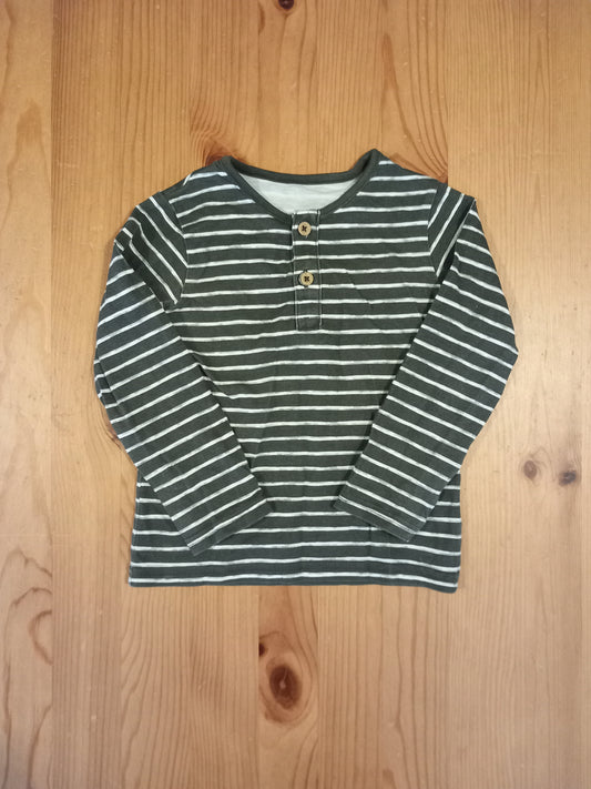 Striped Long Sleeve Top - Boys 12-18 months - TU