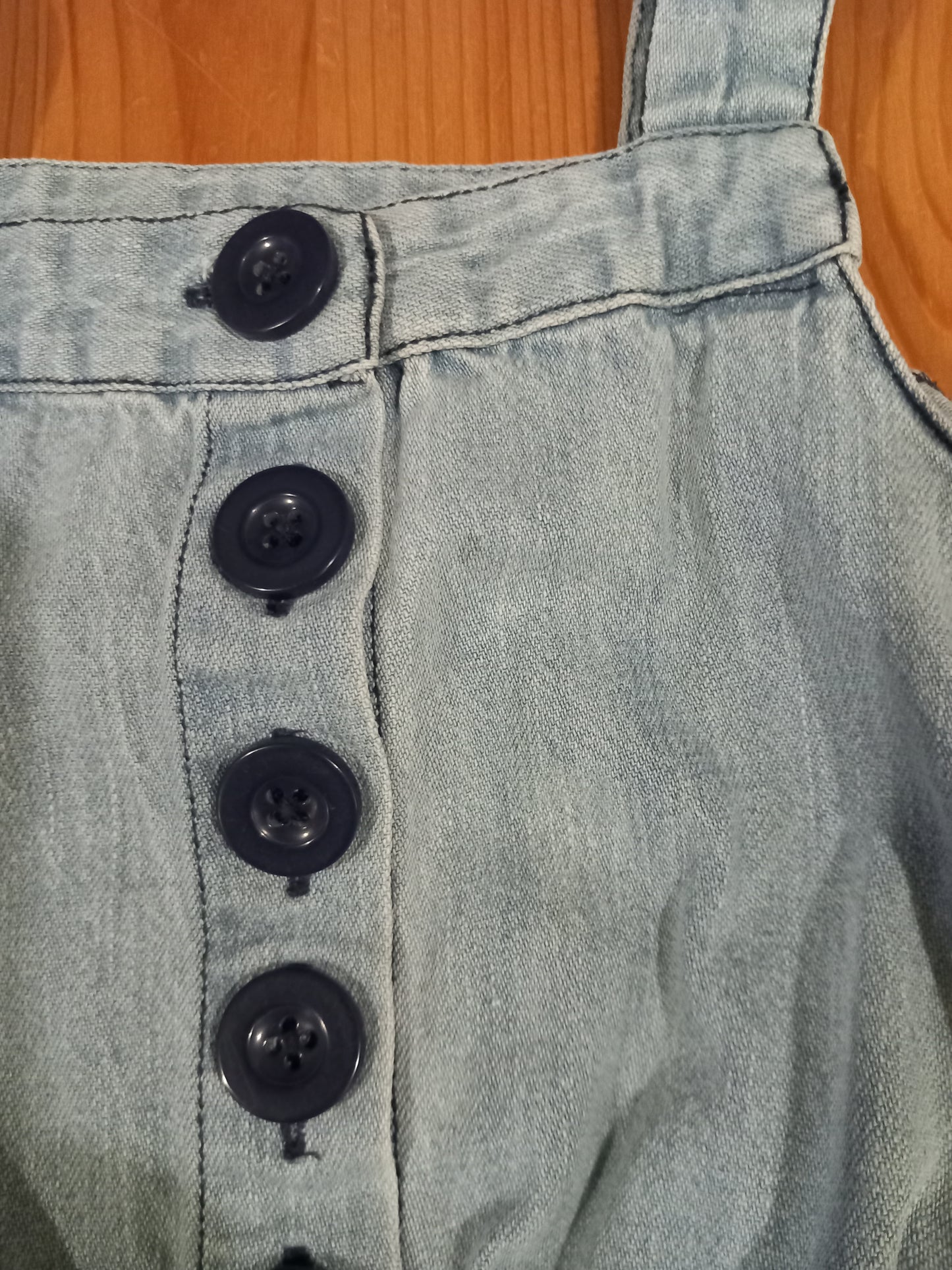 Denim Playsuit - Girls 2-3 years - George