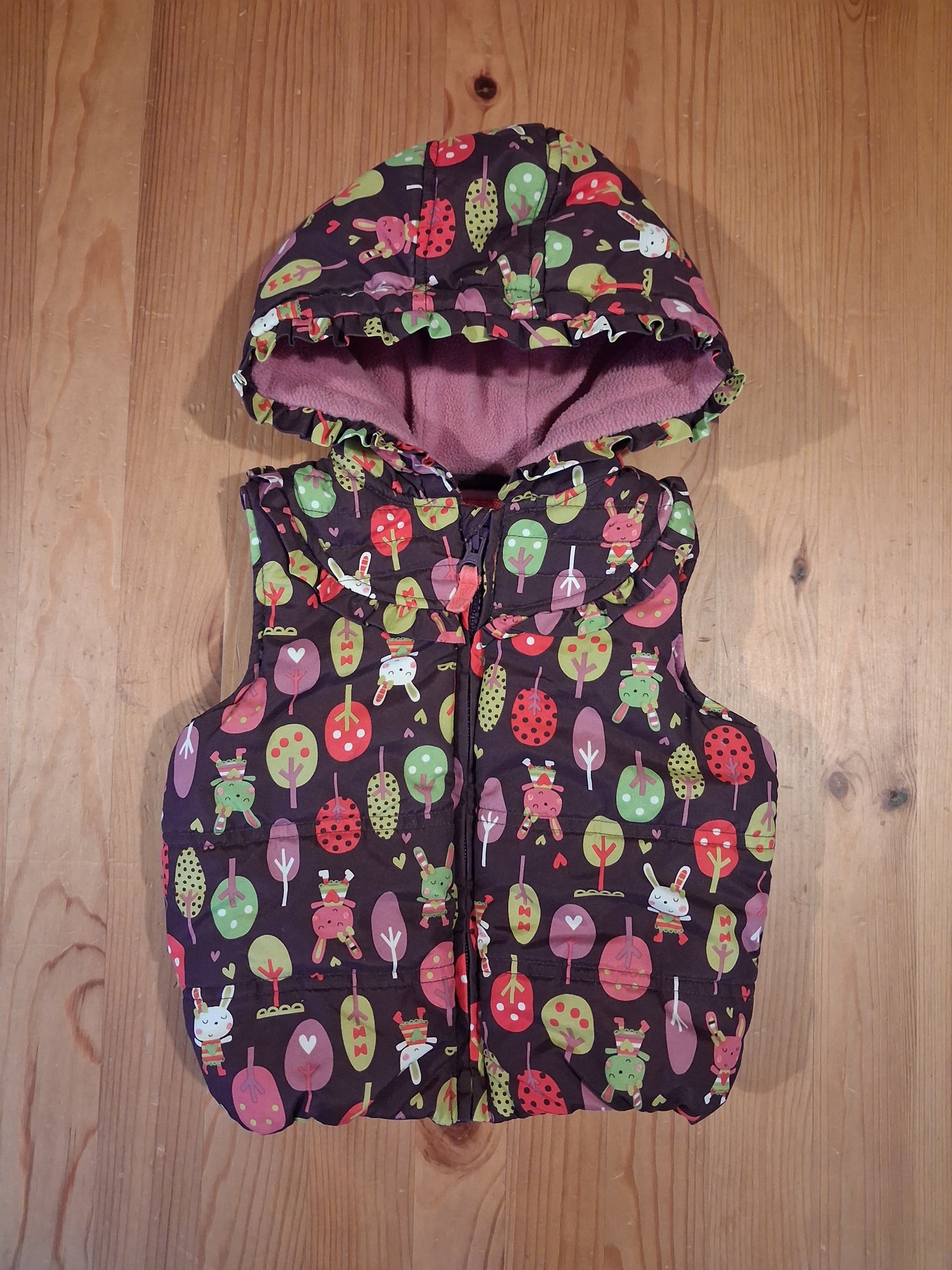 Hooded Rabbits Gilet - Girls 12-18 months - TU