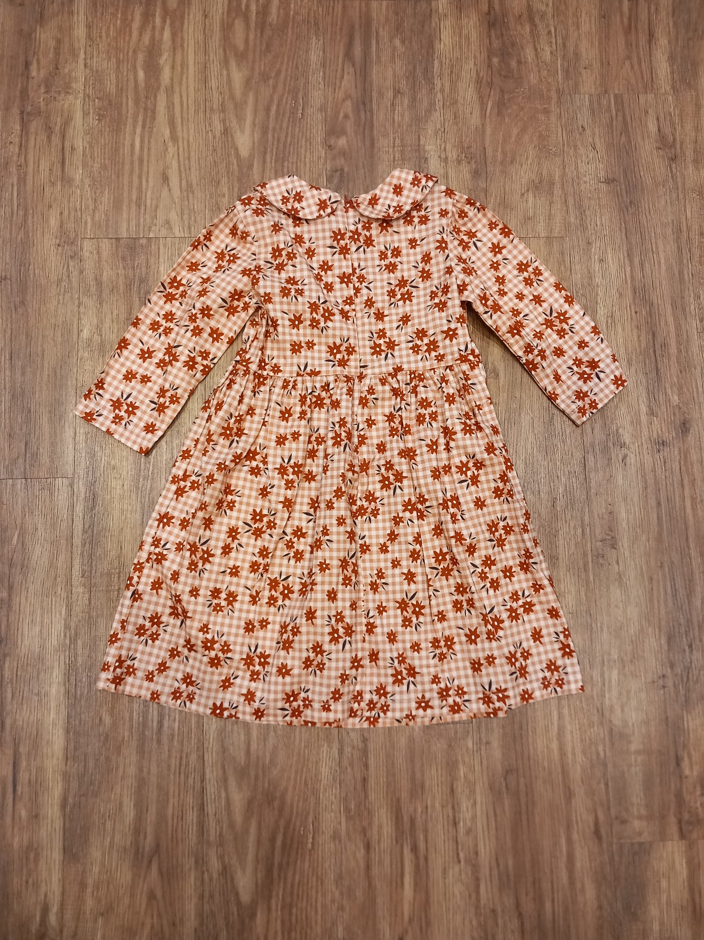 Handmade Collared Floral Dress - Girls 6-7 years - Rose & Guy