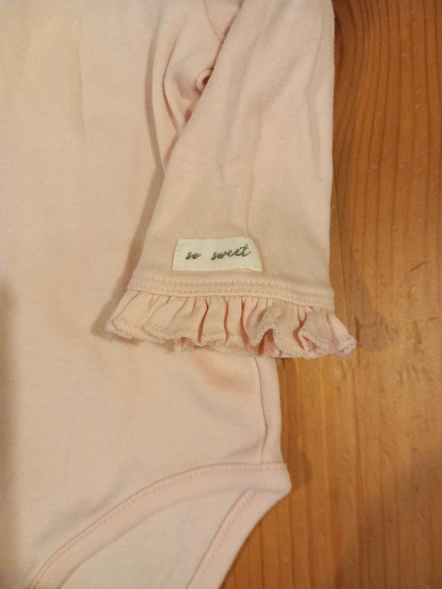 2 x Feature Collar Long Sleeve Bodysuits - Girls 3-6 months - Mothercare