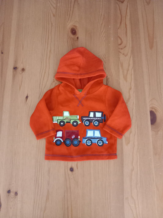 Red Vehicles Fleece Hoodie - Boys 3-6 months - M&Co