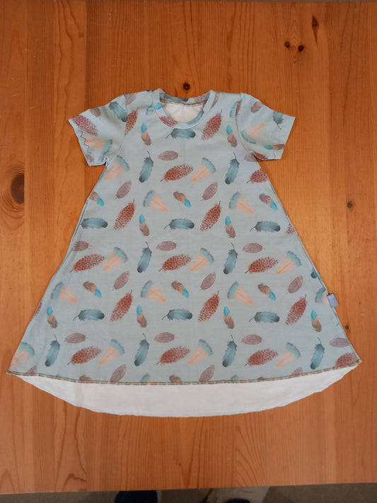 Handmade Feathers Dress - Girls 3-4 years - The Secret Haberdasher
