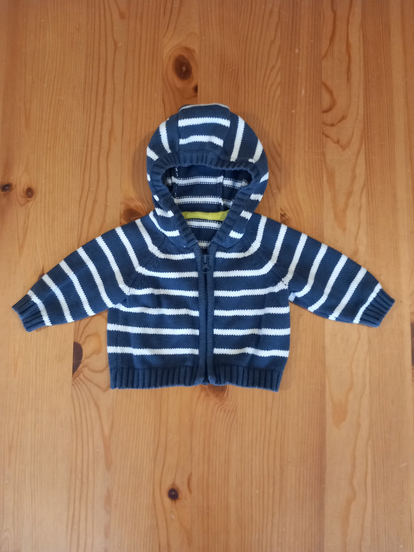 Striped Hooded Jumper - Boys New Baby - Mothercare