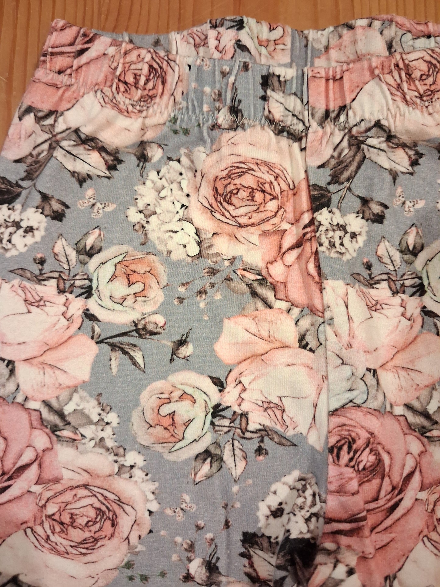 Handmade Flowers Leggings - Girls 3-4 years - Mary-Jane Clothing