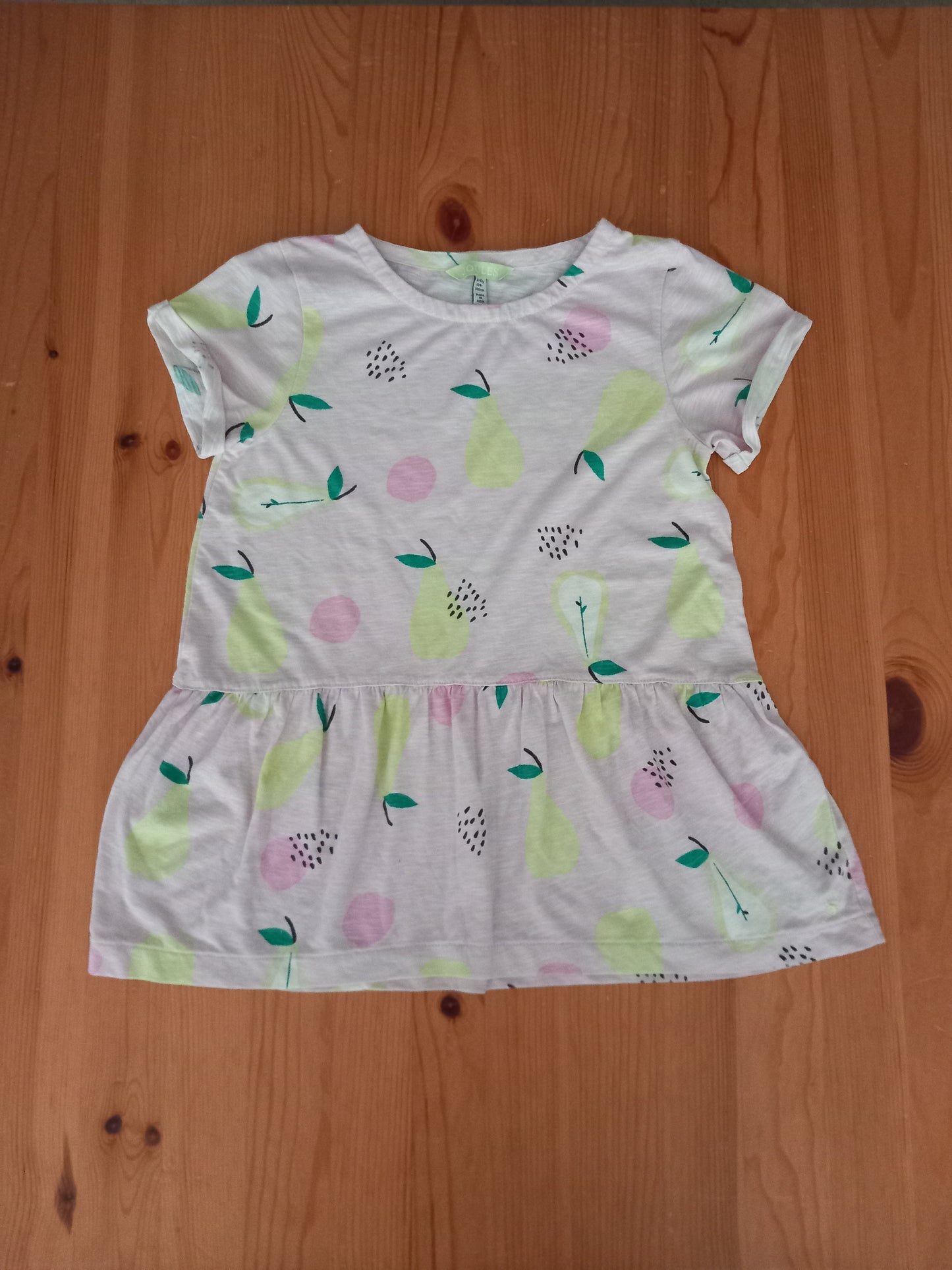Light Pink Tunic Style Short Sleeve Top - Girls 9-10 years - Joules