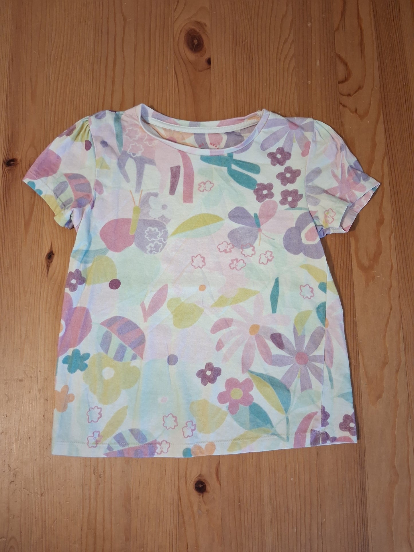 Flowers & Butterflies T-Shirt - Girls 6-7 years - TU