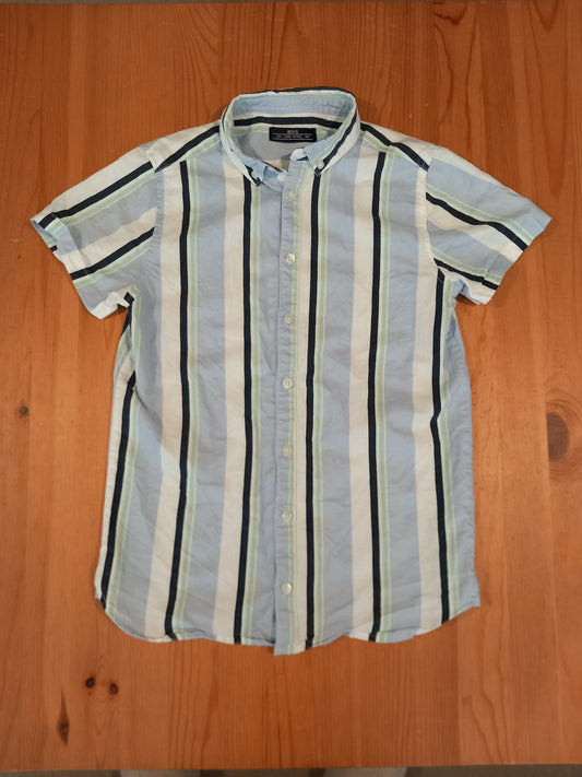 Striped Short Sleeve Shirt - Boys 12 years - Matalan