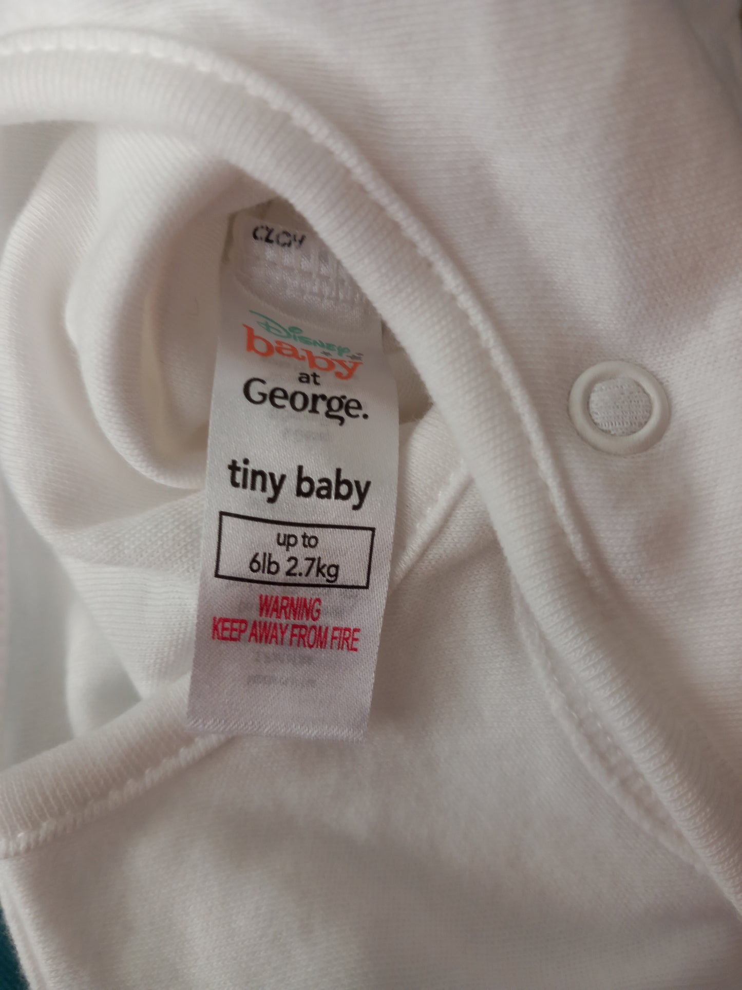 Winnie The Pooh Sleepsuit & Hat - Unisex Tiny Baby - George