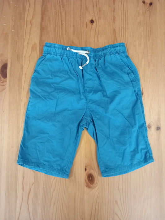 Teal Coloured Shorts With Elasticated Waistband - Boys 10 years - Next