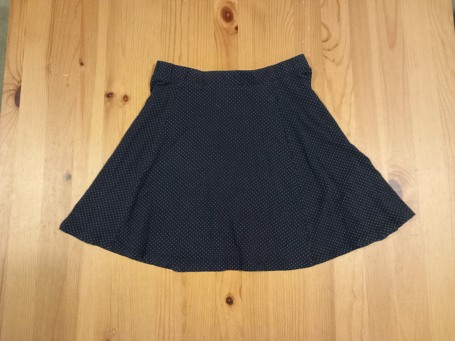 Navy Spotty Skirt With Elasticated Waistband - Girls 14 years+ - H&M