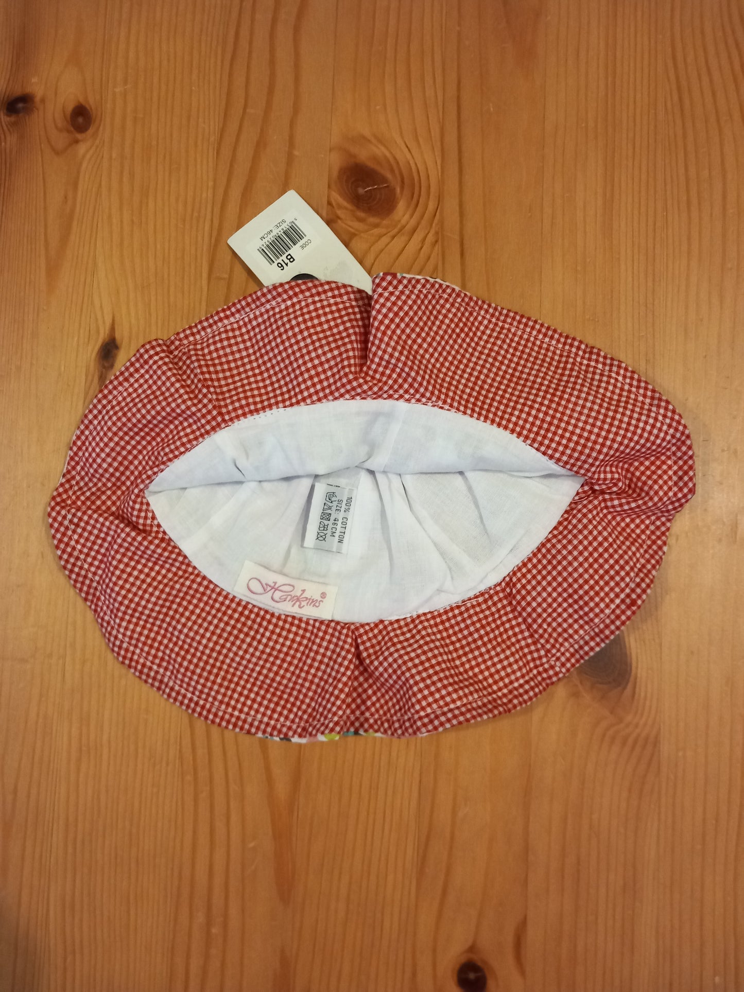 Floral Sun Hat (BNWT) - Girls 6-12 months - Hawkins