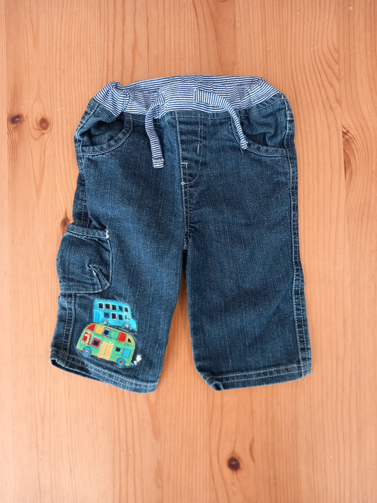 Vehicles Jeans With Elasticated Waistband - Boys 3-6 months - TU