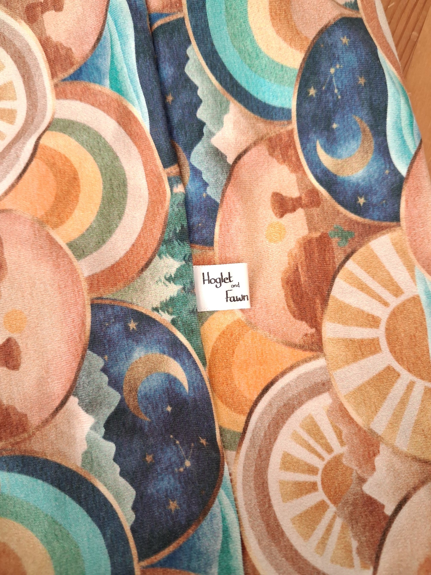 Handmade Sleeveless Nature & Weather Dress - Girls 6-7 years - Hoglet And Fawn