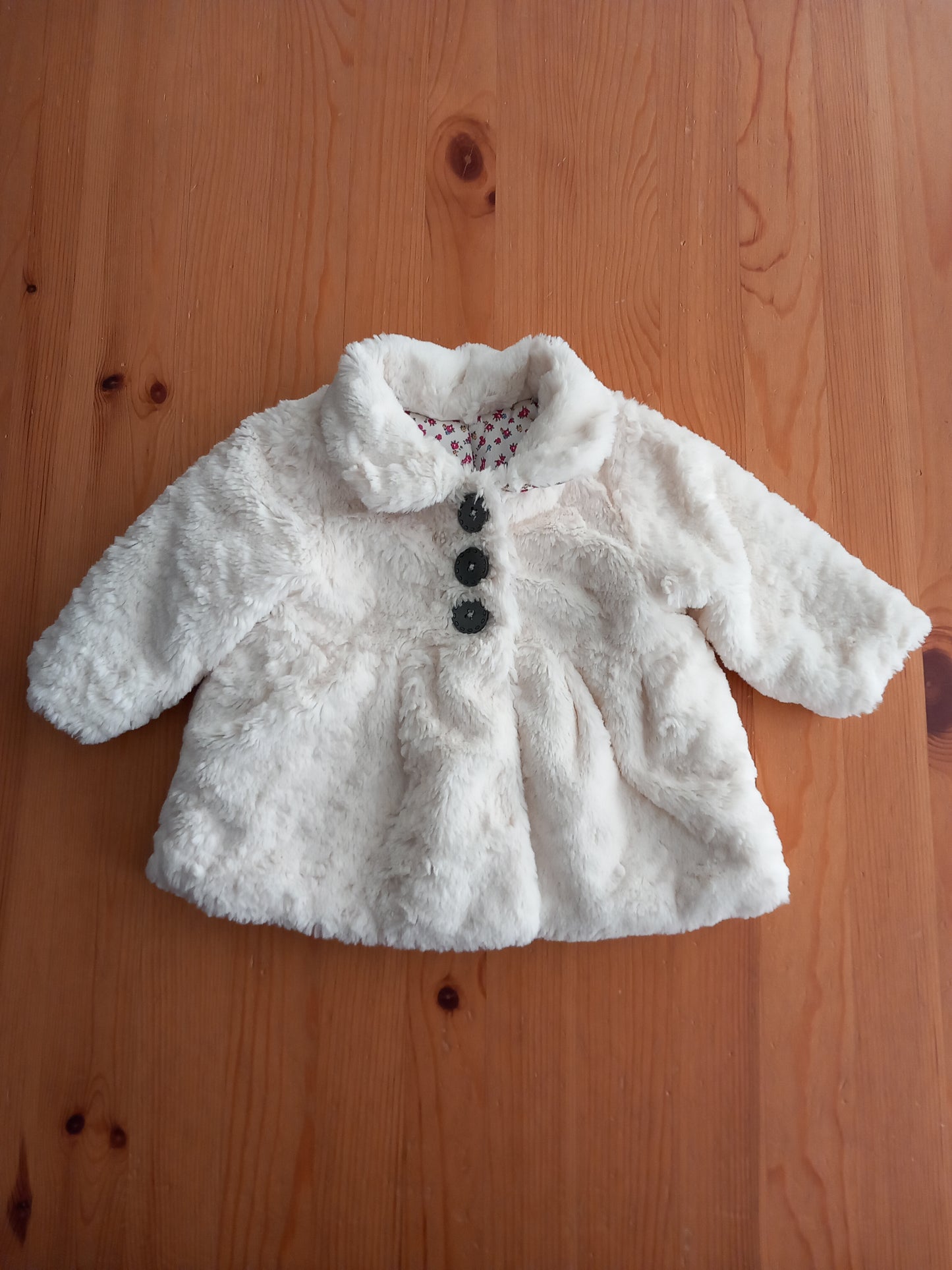 Furry Jacket - Girls 0-3 months - George