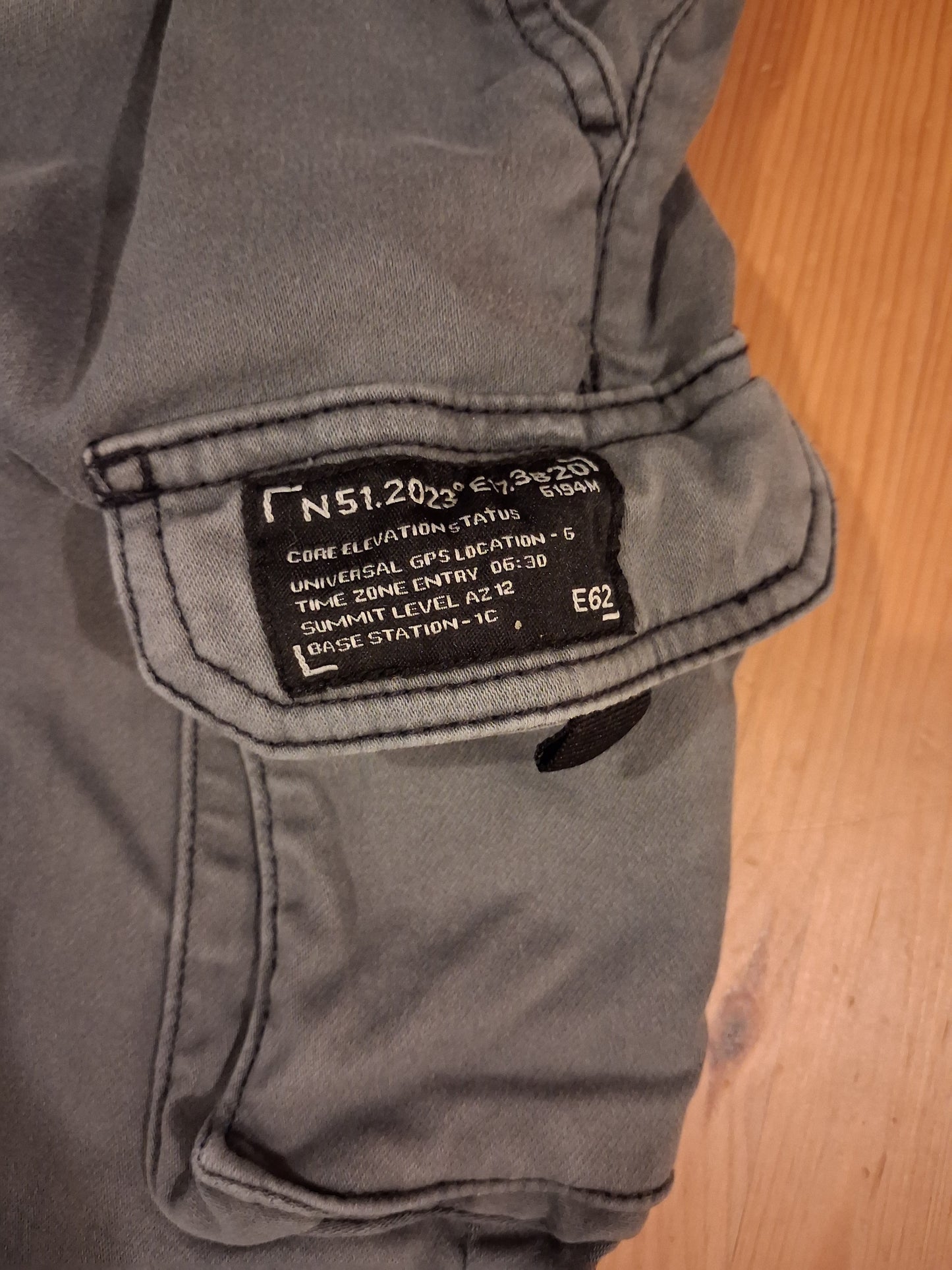 Grey Distressed Look Combat Style Trousers - Boys 4-5 years - George