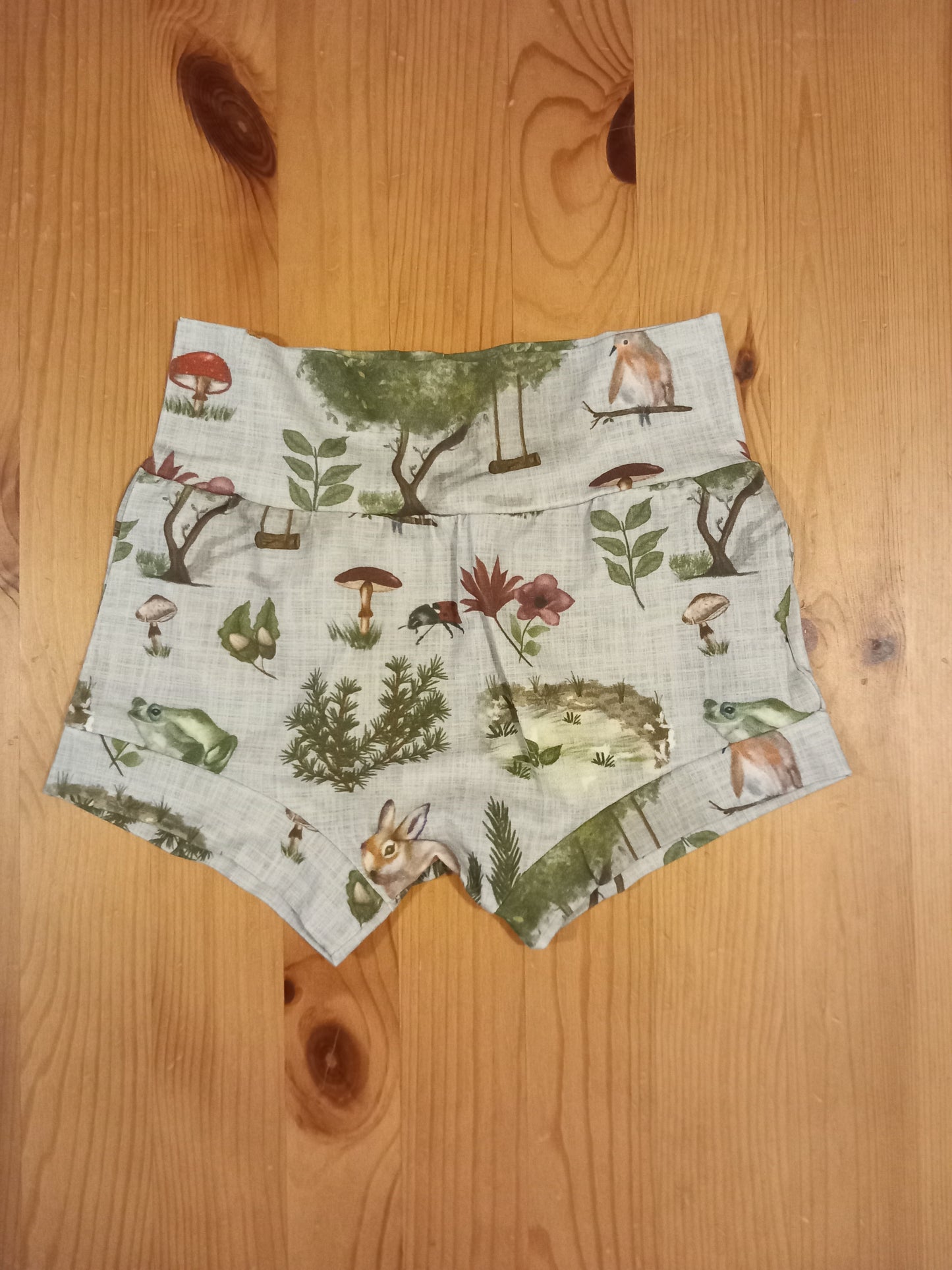 Handmade Nature Shorts - Girls 4-5 years - Little J Clothing
