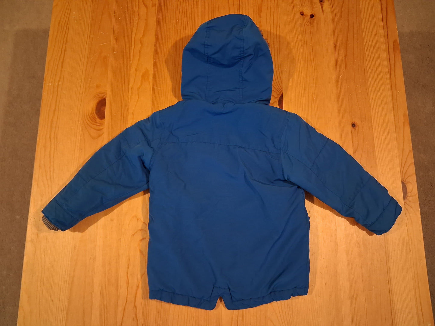 Blue Coat With Furry Hood - Boys 3-4 years - Next