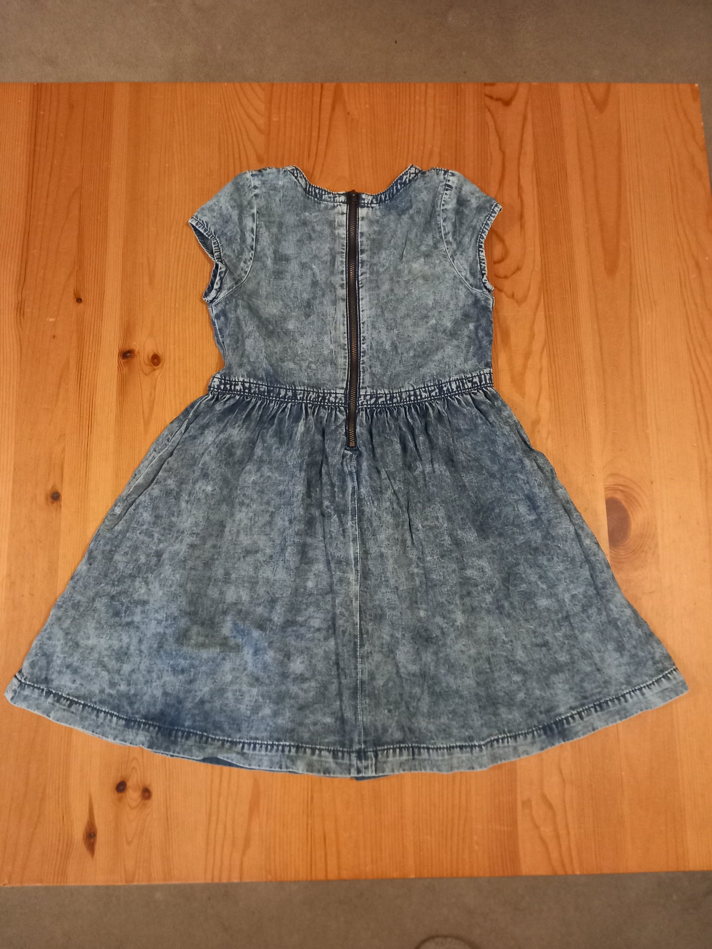 Denim Style Dress - Girls 7-8 years - George