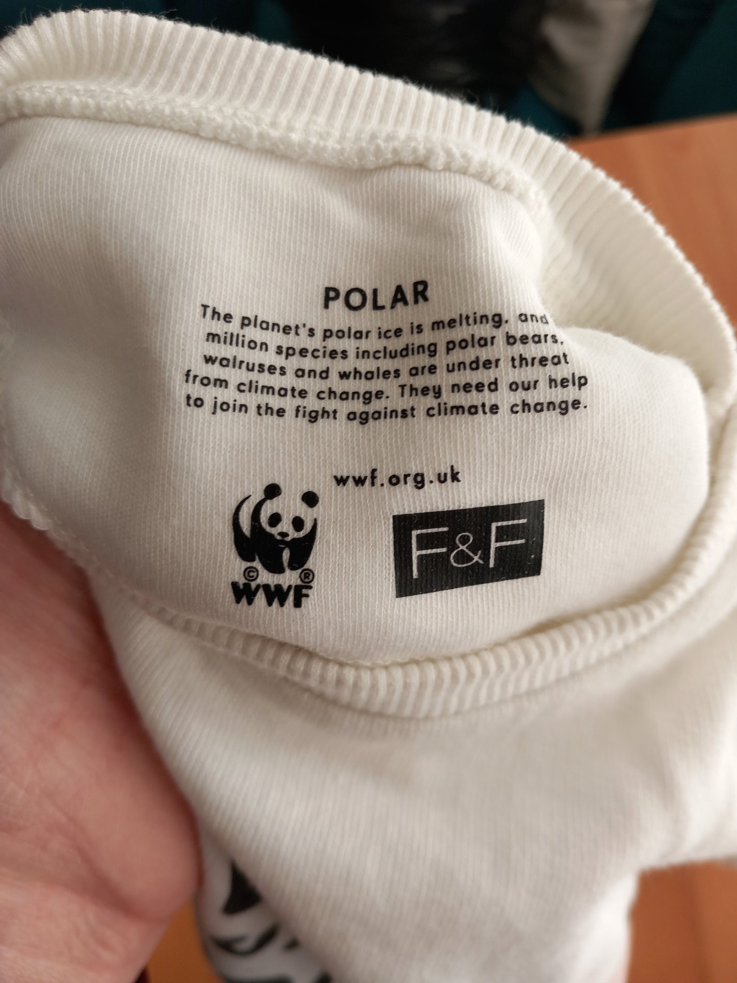 'Keep Us Cool' WWF Lightweight Sweatshirt & Leggings Set - Unisex up to 3 months - F&F