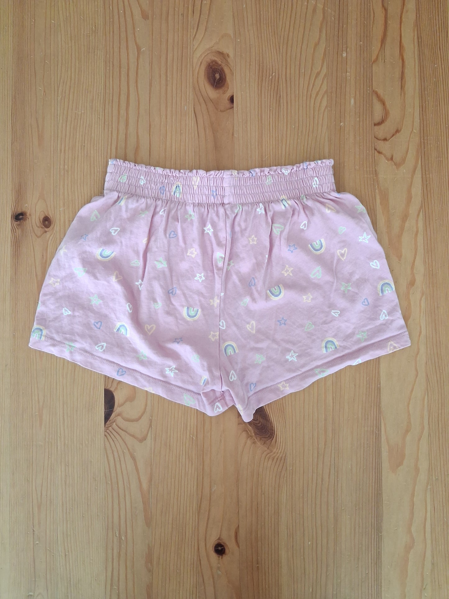 Pink Rainbows Pyjama Shorts - Girls 5-6 years - F&F