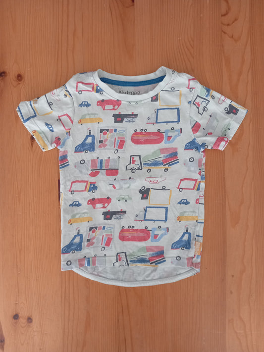 Vehicles T-Shirt - Boys 18-24 months - Nutmeg