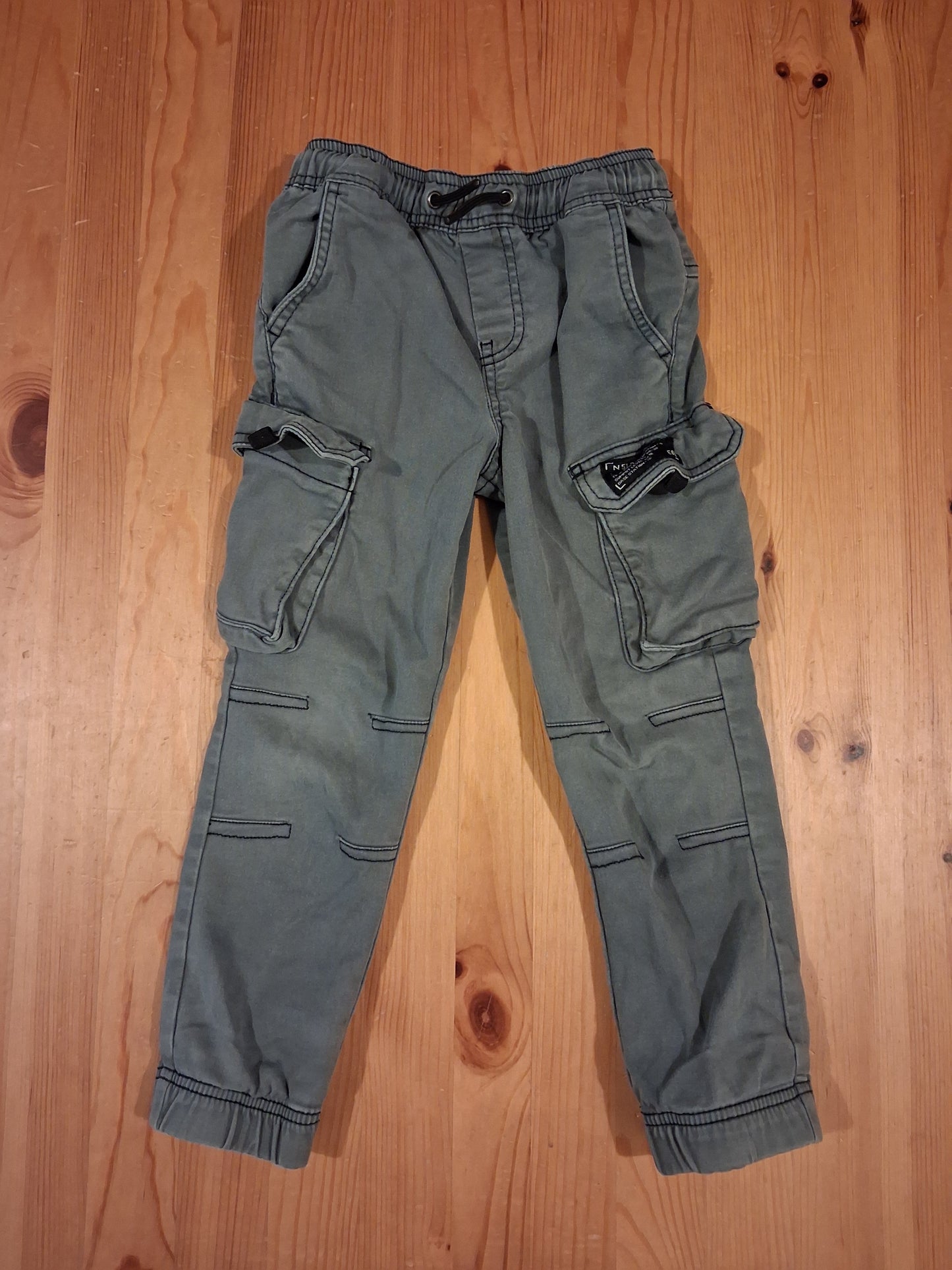 Grey Distressed Look Combat Style Trousers - Boys 4-5 years - George