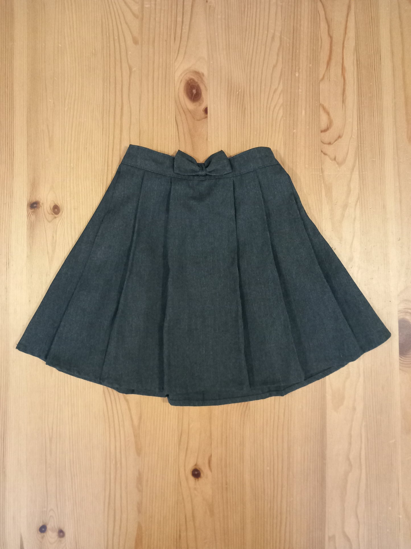 Grey School Skirt With Adjustable Elasticated Waistband - Girls 4 years - TU