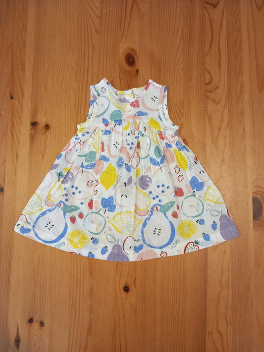 Fruits Summer Dress - Girls 6-9 months - Bluezoo