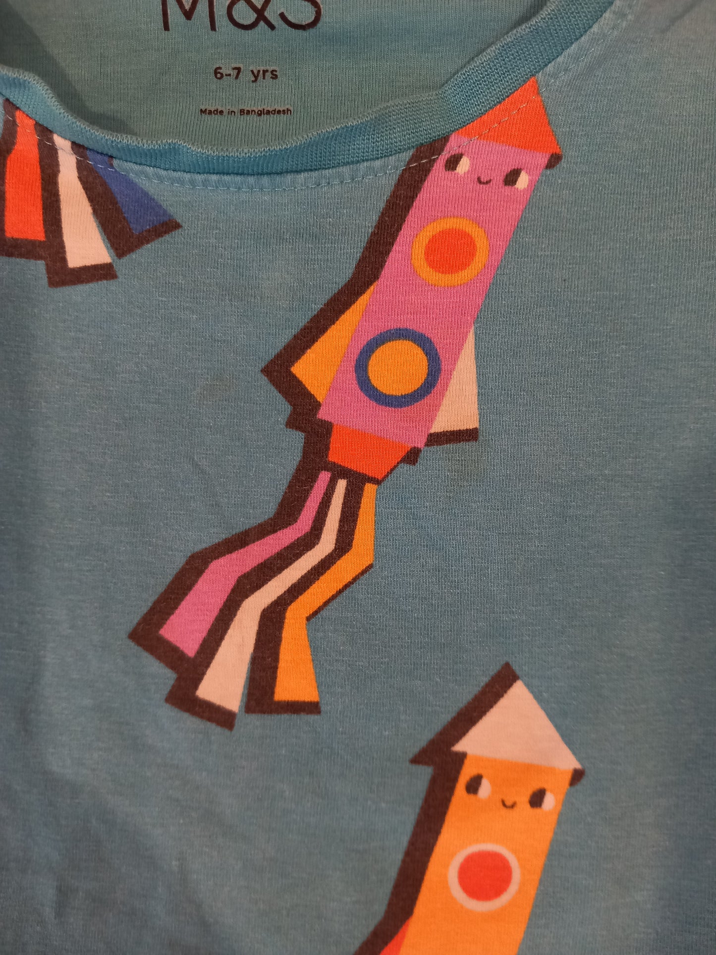 Rockets Shorts Pyjamas - Boys 6-7 years - M&S